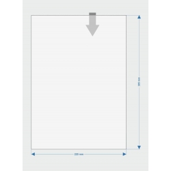 Identyfikator etui osłonka cenowa A4 220x305